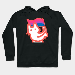 owie waving the bisexual flag Hoodie